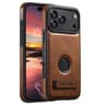 IPhone 18 Pro Case With MagSafe PU Leather Back And TPU Protection 5