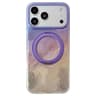 Gradient Glacier IPhone 18 Pro Magnetic Phone Case With 360 Degree Ring Kickstand 8
