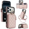 18 Pro Max Crossbody RFID Wallet Phone Case With Kickstand 11