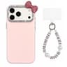 IPhone 18 Pro Cute Bowknot Case With Pearl Beaded Wrist Strap 8