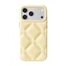 IPhone 18 Pro PU Leather Quilted Cloud Phone Case 9