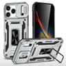 Armor PC TPU Camera Shield Phone Case For 18 Pro With Rotating Ring Stand 10