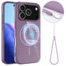 IPhone 18 Pro Max Case Glossy TPU MagSafe Shockproof Case With Lanyard 7