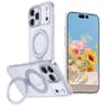 IPhone 18 Pro Starry Glitter Magnetic Phone Case With 360 Rotating Stand 9
