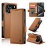 Frosted Leather Flip Case For IPhone 18 Pro Max With Side Buckle And Card Holder 13