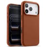 Magnetic Full Coverage Genuine Leather Phone Case For IPhone 18 Pro With AI Button 12