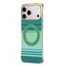IPhone 18 Pro Magnetic Phone Case With 360 Rotating Stand And Electroplated Frame 10