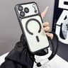 IPhone 18 Pro Matte Electroplated MagSafe Case With Hand Strap 8