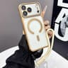 IPhone 18 Pro Matte Electroplated MagSafe Case With Hand Strap 10