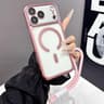 IPhone 18 Pro Max MagSafe TPU Case With Hand Strap And Matte Electroplated Finish 7