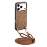 IPhone 18 Pro Max Vintage Leather Phone Case With Crossbody Strap 12