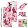 IPhone 18 Pro Max Marble Leather Wallet Case With Card Slots And Stand 9