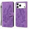 IPhone 18 Pro Max Butterfly Embossed PU Leather Flip Wallet Case 12