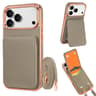 IPhone 18 Pro Wallet Case With Detachable Card Holder And Lanyard 12