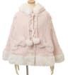 Japanese Sweet Soft Thick Womens DoubleLayer Big Ribbon Hooded Knitted Cloak Cozy Autumn  Winter Po 7