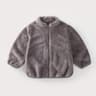Autumn Winter Warm Baby Girl Boy Plush Coat Solid Color Fashion Toddler Outerwear Kids Casual Jacke 2