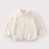 Autumn Winter Warm Baby Girl Boy Plush Coat Solid Color Fashion Toddler Outerwear Kids Casual Jacke 1