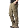 Mens Outdoor Tactical Pants Large Pocket Loose Overalls Elastic Waist Pure Cotton Jogging Work Pant 6