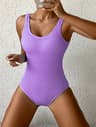 Neon Wave Pleated OnePiece Swimsuit 15