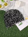 Boho Crochet Beanie With Sequins Vintage Mesh Head Wrap 6