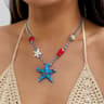 Boho Starfish Ceramic Necklace For Women 5