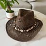 Bohemian Shell Straw Beach Hat 8