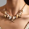 Bohemian Conch Shell Starfish Pearl Necklace For Women 0