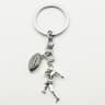 Inspirational Football And Rugby Player Sports Keychain For Women And Sports Fans 1