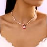 Boho Beaded Choker Necklace With Vintage Silver Shell And Starfish Pendant For Beach Vacation 7