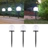 Outdoor Solar LED Garden Round Ball Bulb Light Waterproof Lawn Landscape Lamp Ground Plug Decorativ 5