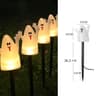 Halloween Decorative Torch Outdoor Solar Lights Pumpkin Lamp Waterproof Floor Mounted Lawn Garden C 7