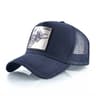 K Baseball Caps Men Snapback Hip Hop Trucker Cap Bull Patch Embroidery Four Seasons Breathable Mesh