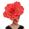 Elegant Women Large Flower Hair Band Bow Fascinator Hat Bridal Headdress Prom Party Photo Shoot Pho 6
