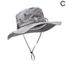 Wide Brim Sun Hat UV Protection Breathable Bucket Cap For Hiking Camping Fishing Outdoor Sun Protec 6