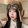 Winter Hat For Women Warm Bomber Cap With Earflap Plush Fur Dandy Hat With Goggles 6