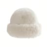 Warm Thick Fleece Bucket Hat For Women Simple And Casual Winter Hat Fashionable Outdoor Skiing Cap 8