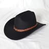 Cowgirl Western Cowboy Hat Vintage Leather Wide Brim Jazz Cap For Men Gentleman Lady Sombrero Style 6