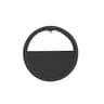 orbicularwallplantvase black