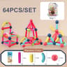 Magnetic balls and rods sets for creative play