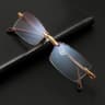 Trendy blue light glasses for digital device users