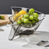 High Temperature Resistant Kitchen Essentials Drainage Basket grey