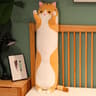 Funny Cute Soft Long Cat Plush Toy Office Nap Pillow Sleep Bed Decor Gift For Kids  Girls 3
