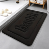 Soft Water Absorbing Bathroom AntiSlip Mat Flannel Fabric Door Mat For Home Decoration 2