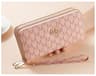 Double Zipper Wallet For Women And Men Stylish Long Coin Purse Cards Holder Wristlet Clutch And Mon 4