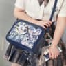 Transparent Itabag Crossbody Bag For High School Girls Leather Shoulder Handbag For Women 0