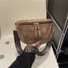 Stylish PU Leather Hobo Satchel Chest Bag Luxury Womens Fashion Waist Pack 5