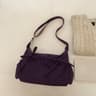 Retro Grid Single Shoulder Bag Large Capacity Stylish  Versatile For School Work And Commuting Unis 10