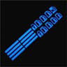 Glow Night Car Window Switch Stickers Luminous Interior Button Decals For Easy Night Driving 6