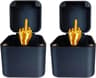 Middle Finger Desk Figurine Fun Gag Gift  Birthday Surprise 6