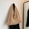Handmade Crochet Womens Tote Bag Trendy Large Capacity Beach Shoulder Bag 4